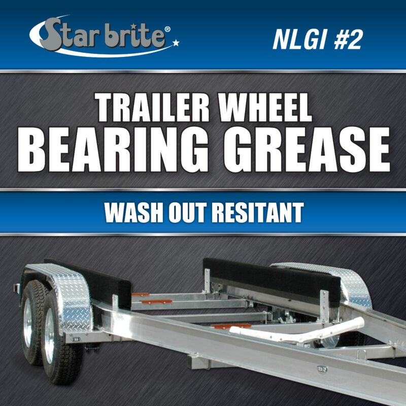 STAR BRITE Trailer Wheel Bearing Grease NLG#2 – Marine-Grade Protection Against Rust & Water Washout, -18°C To 163°C
