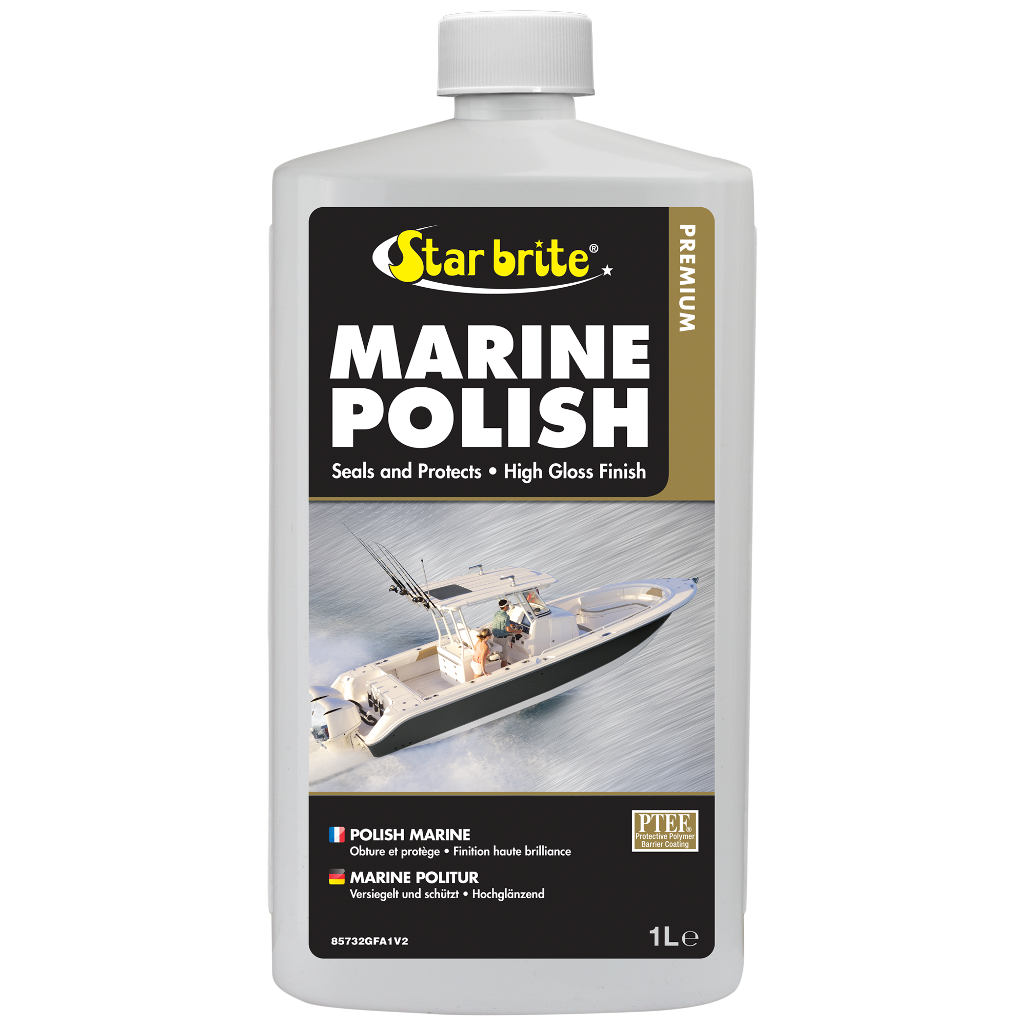 Polish (composé De Polissage) Marin Starbrite - Flacon De 473 Ml - Pour Un Fini Brillant Et Protecteur Sur Les Bateaux